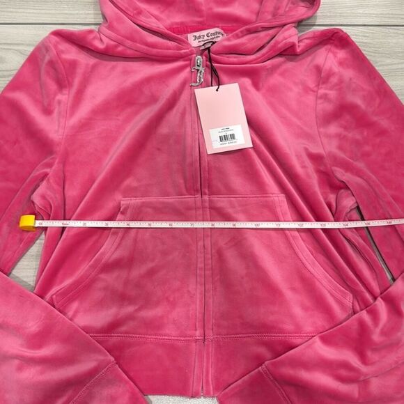NWT juicy couture hot pink track suit size large Bedazzled butt and back - Picture 11 of 13